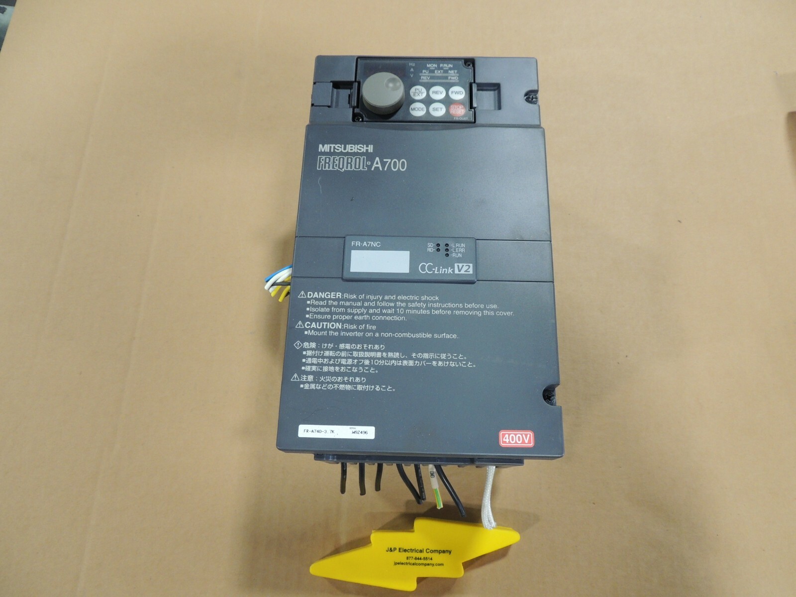 ☆【1W0517-5】 MITSUBISHI 三菱 FR-A740-0.75K インバーター 動作保証