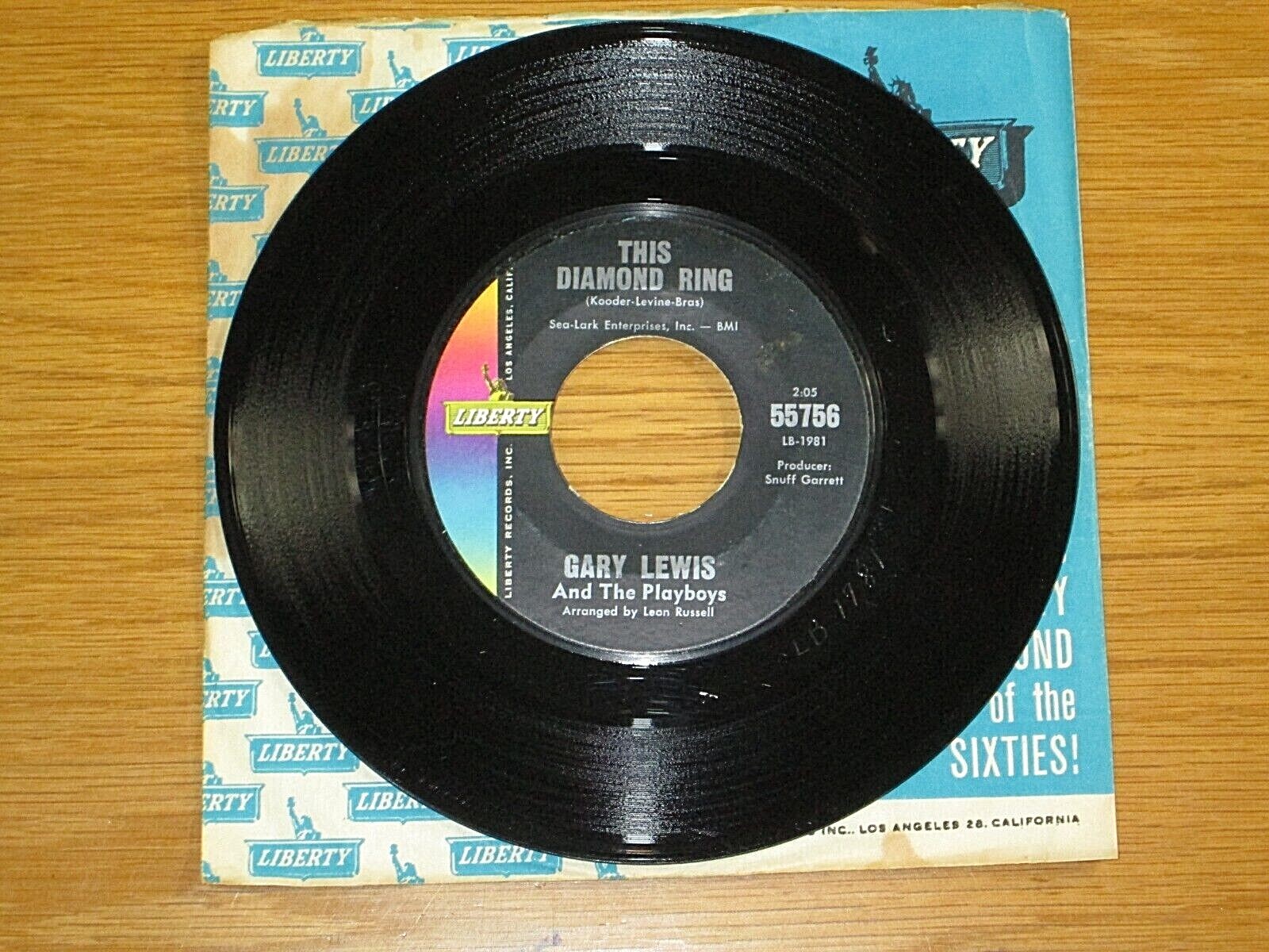 60s ROCK 45 RPM - GARY LEWIS - LIBERTY 55756 - 