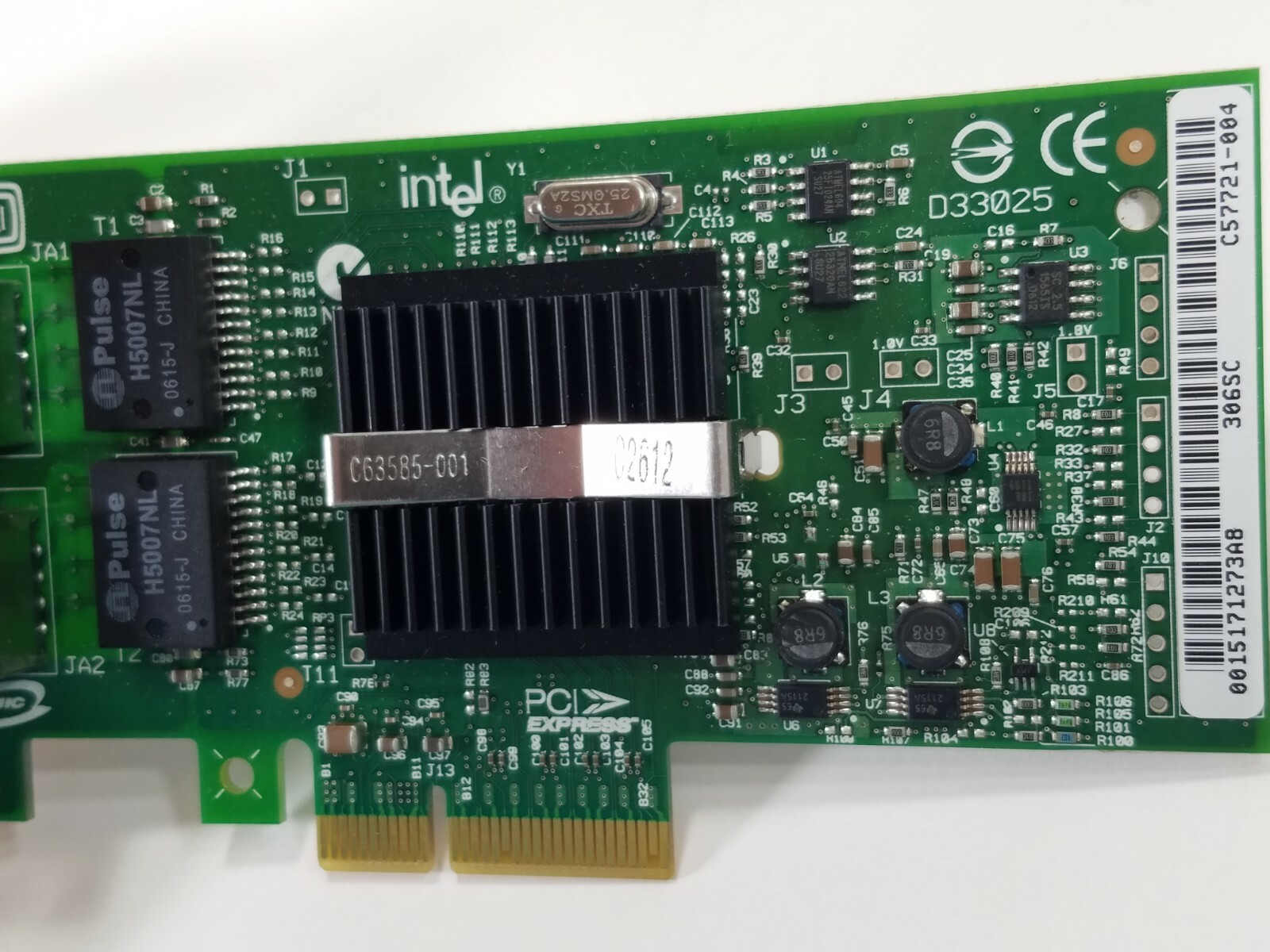 Dell Intel Pro/100 Dual Port PCI-e Server Adapter  D33682 0X3959 Lan Card