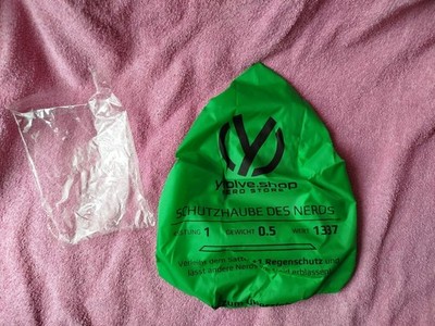 Fahrrad sattel abdeckung schutz grün haube cool gamescom yvolve nerd