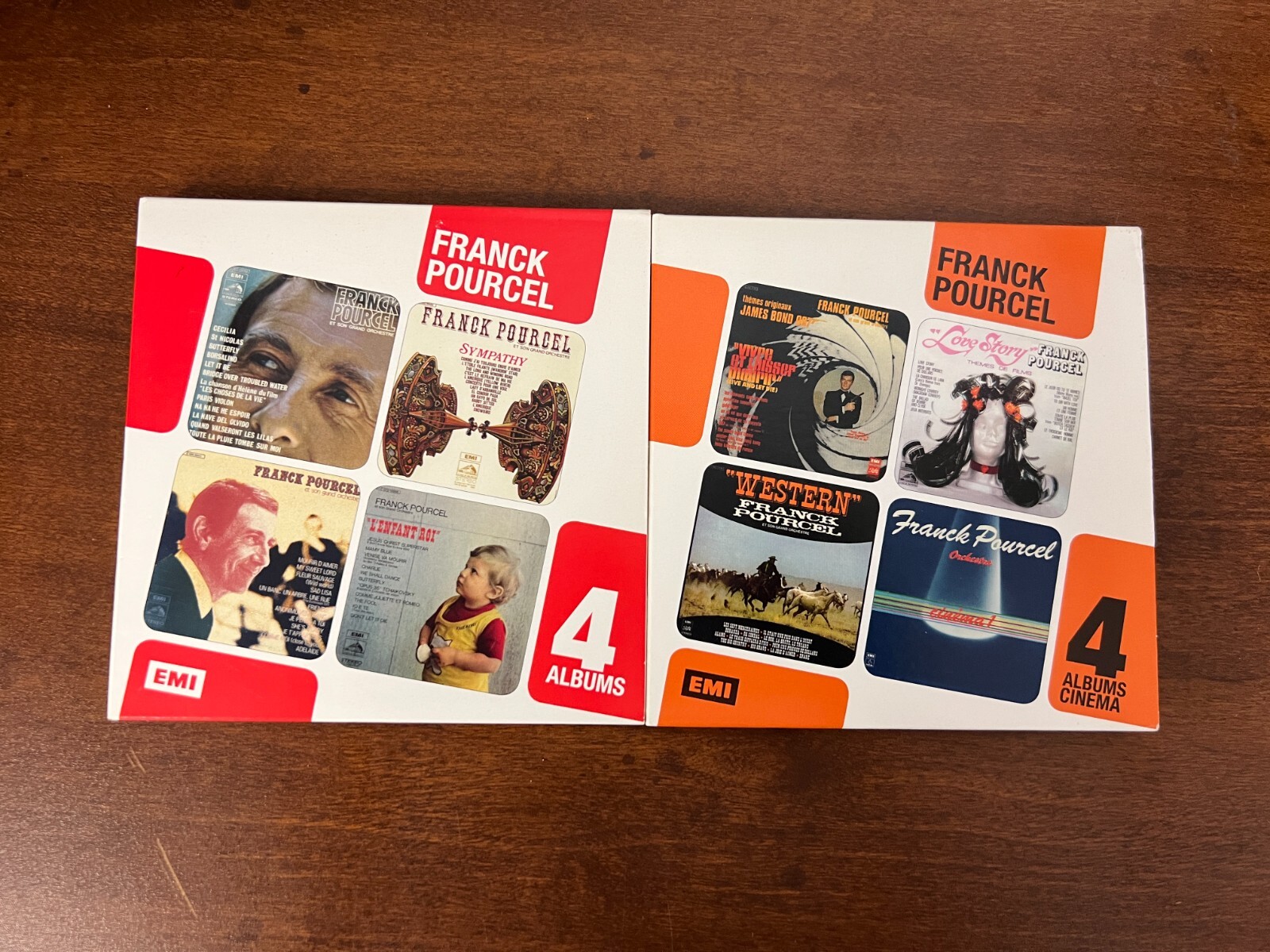Frank Pourcel 4 Albums/4 Albums Cinema (8xCD, 2011/2012, EMI Frank Pourcel 4 Albums/4 Albums Cinema (8xCD, 2011/2012, EMI