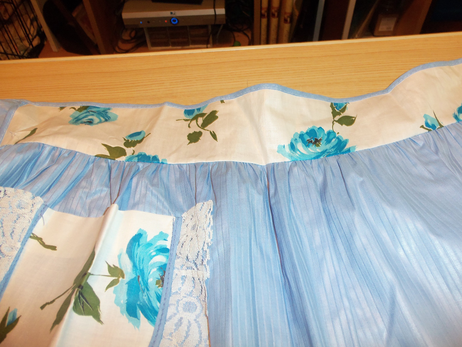Half Apron 20 Inch - Powder Blue - Fashions for the Cook