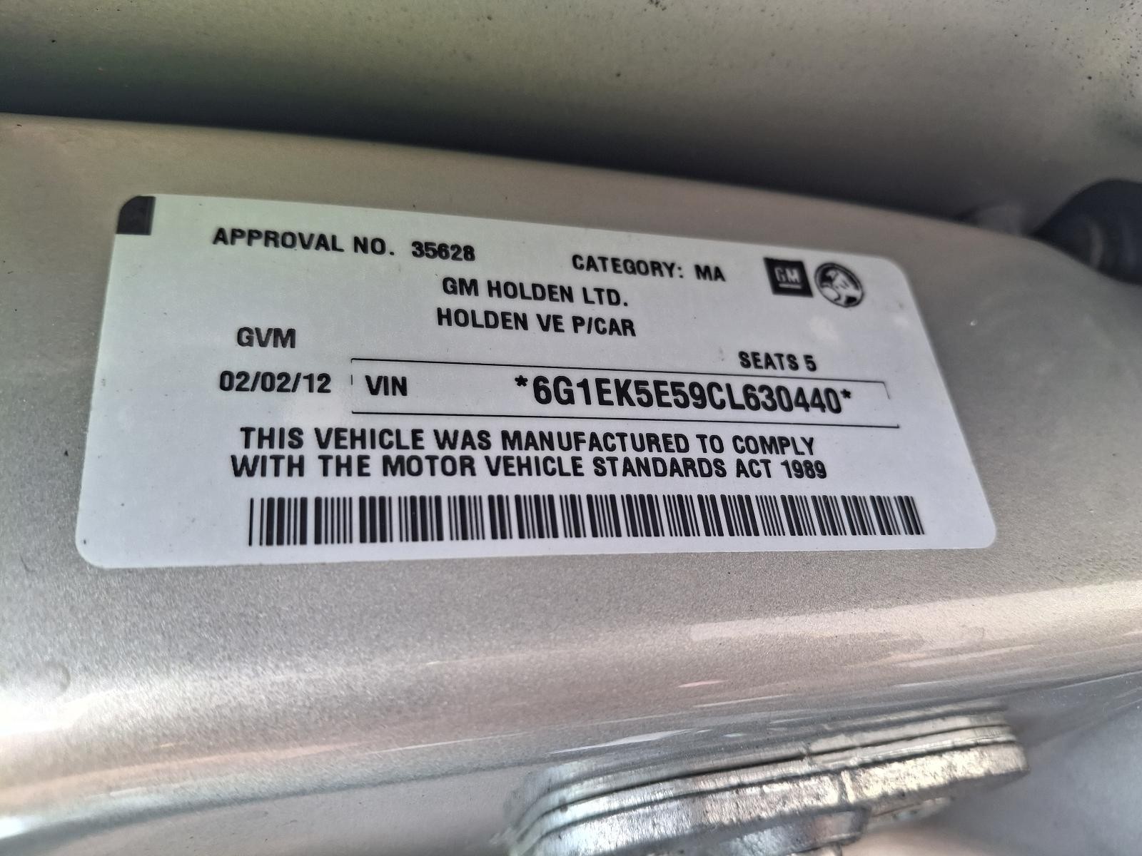 HOLDEN COMMODORE 2006-2013 RIGHT TAILLIGHT VE, SEDAN, OMEGA/LUMINA/SV6/SS/INTERN - thumbnail 11