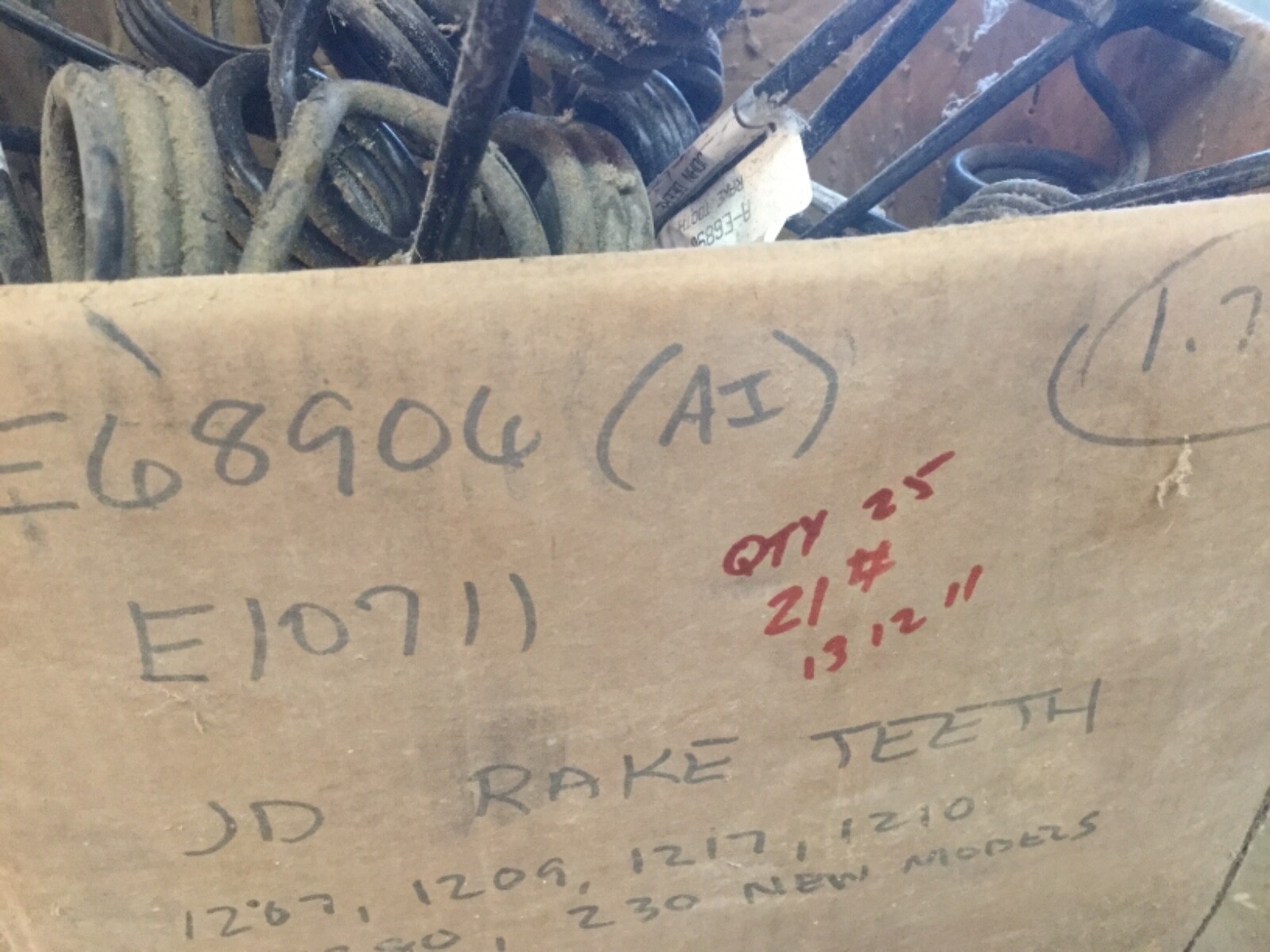 25 teeth - E10711 , E68906 Baler Teeth Fits John Deere Mowers & Headers