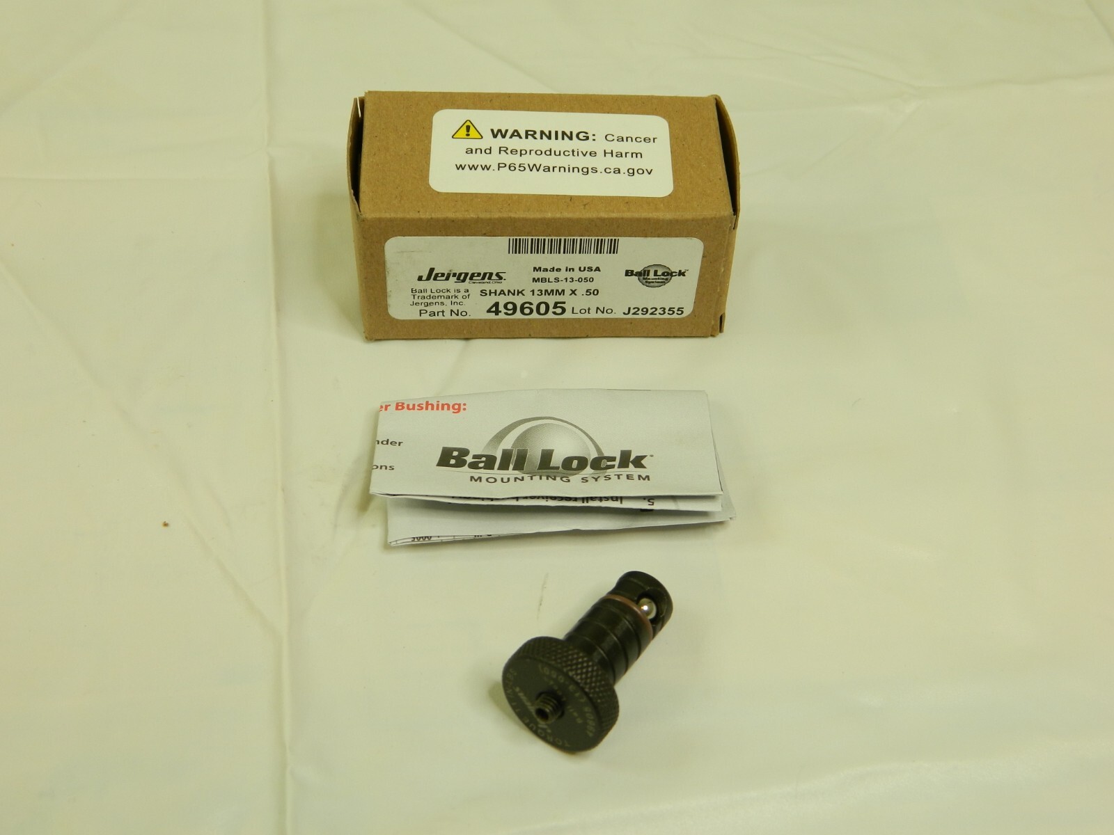 Canon - Daiuchuusan JERGENS Modular Fixturing Shank: Ball Lock, 13 mm Shank Dia