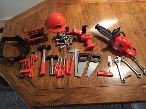 Black And Decker Tool Bench, Tools & Chain Saw Baby Toddler Workbench Kids