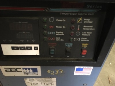 AEC Temp Control Unit TDWF7M09S4, 460v, 3phase, 3/4hp, min-temp 45, max-temp 250