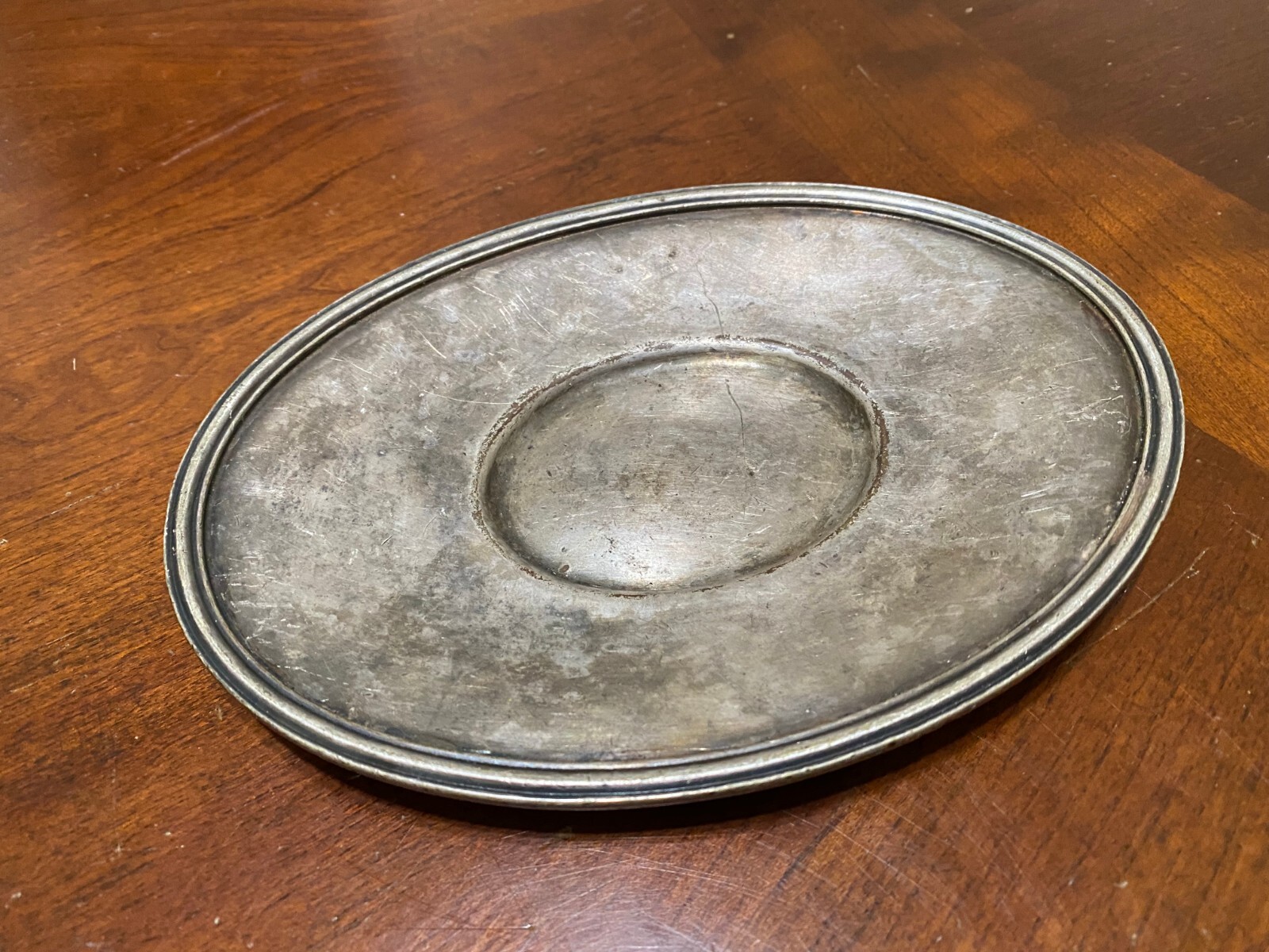 レア皿With Love - Various Artists Vintage Farber and Shlevin Floral Dish With Hammered