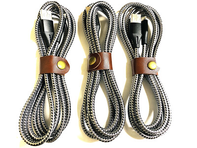 iPhone iPad Fast Charging Braided 6FT Cable  Durable Fast Reliable Data Sync