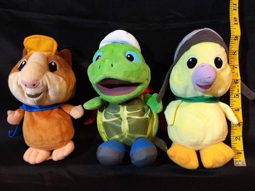 Lot of 3 Wonder Pets Plush Set Rare 9