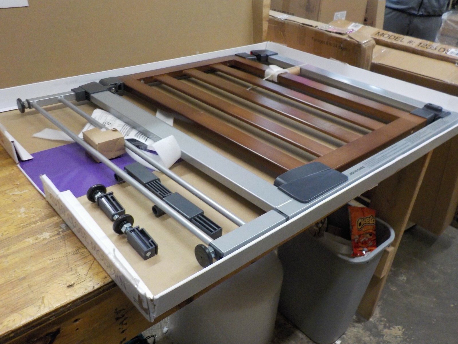 munchkin wood and steel baby gate