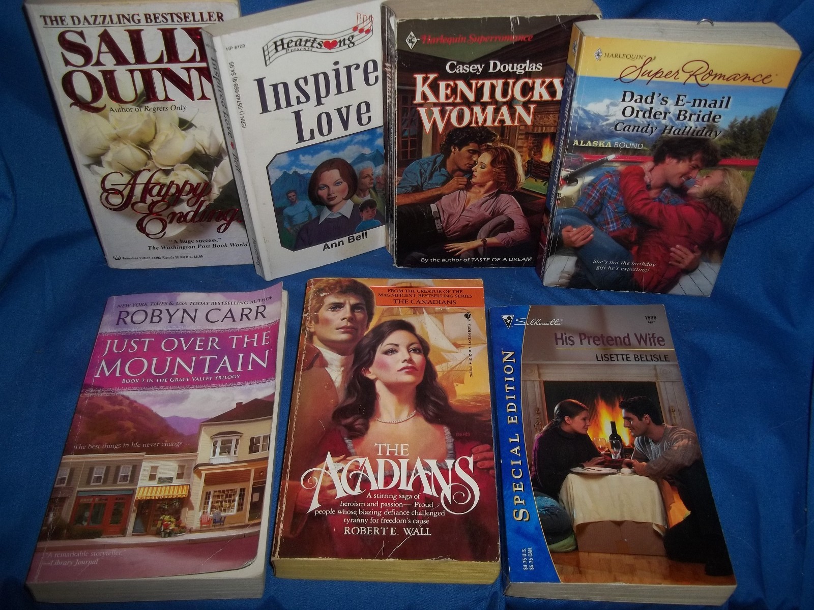 Lot of 21 PB Romance Novels, Nice Variety