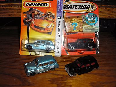 RARE LOT of 4 Different Matchbox Austin FX4 London Taxi's