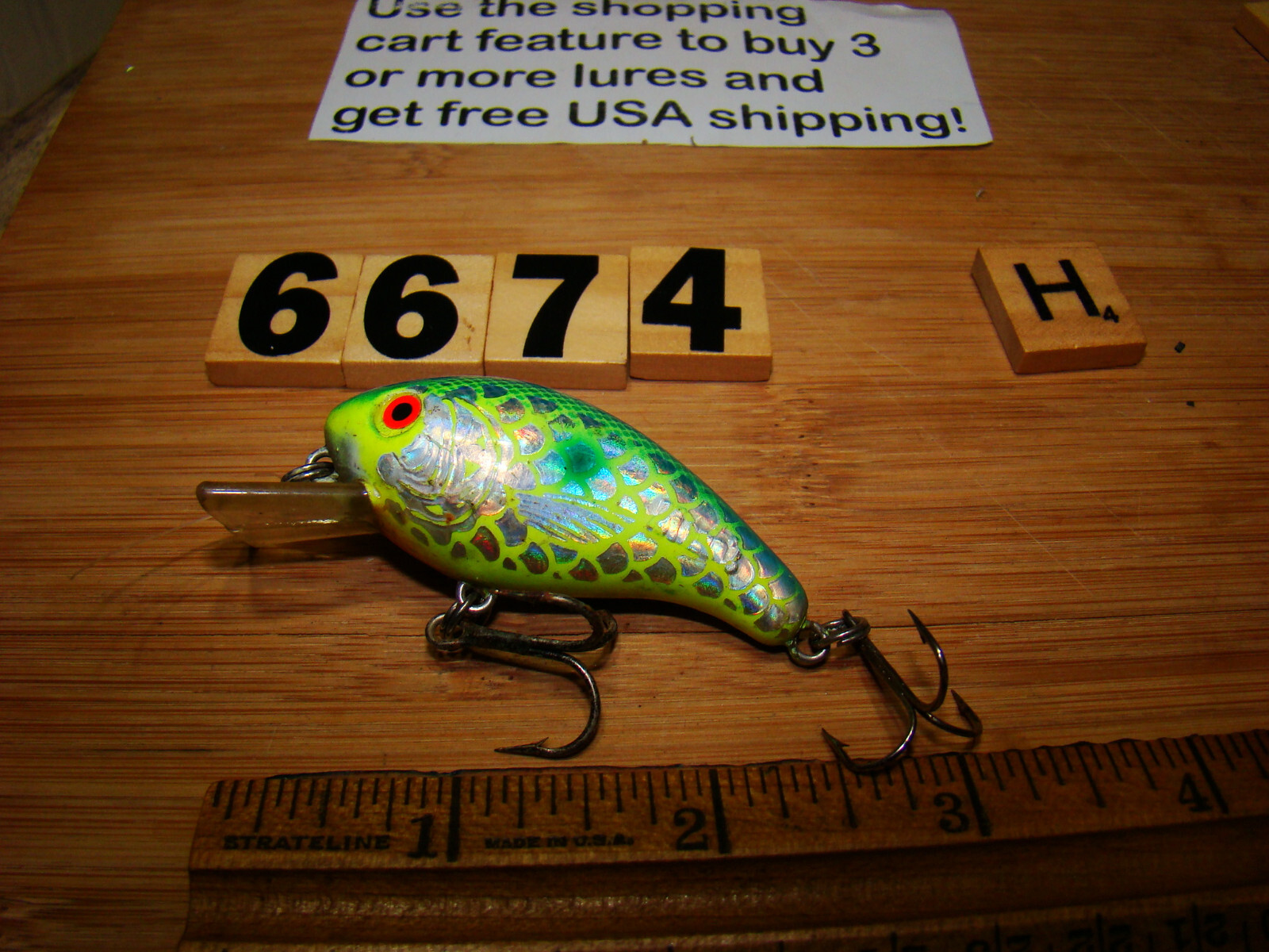 U6674 H TOM MANN'S SQUARE BILL FISHING LURE | eBay U6674 H TOM MANN'S SQUARE BILL FISHING LURE | eBay