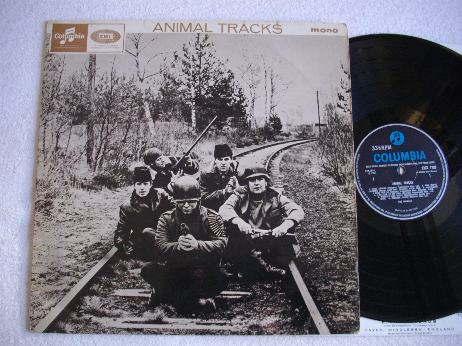 The Animals ‎– Animal Tracks Label: Columbia ‎– 33SX 1708 | eBay