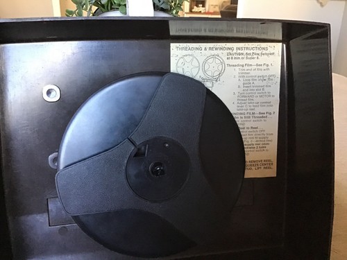 GAF Anscovision Memory Master Model 438-M2 8mm Super 8 Film Projector, Working