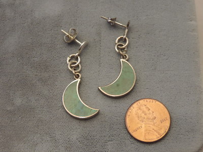 Matte Sterling Silver Celestial Saturn Ringed Planet Dangle Wire Earring 1b 77