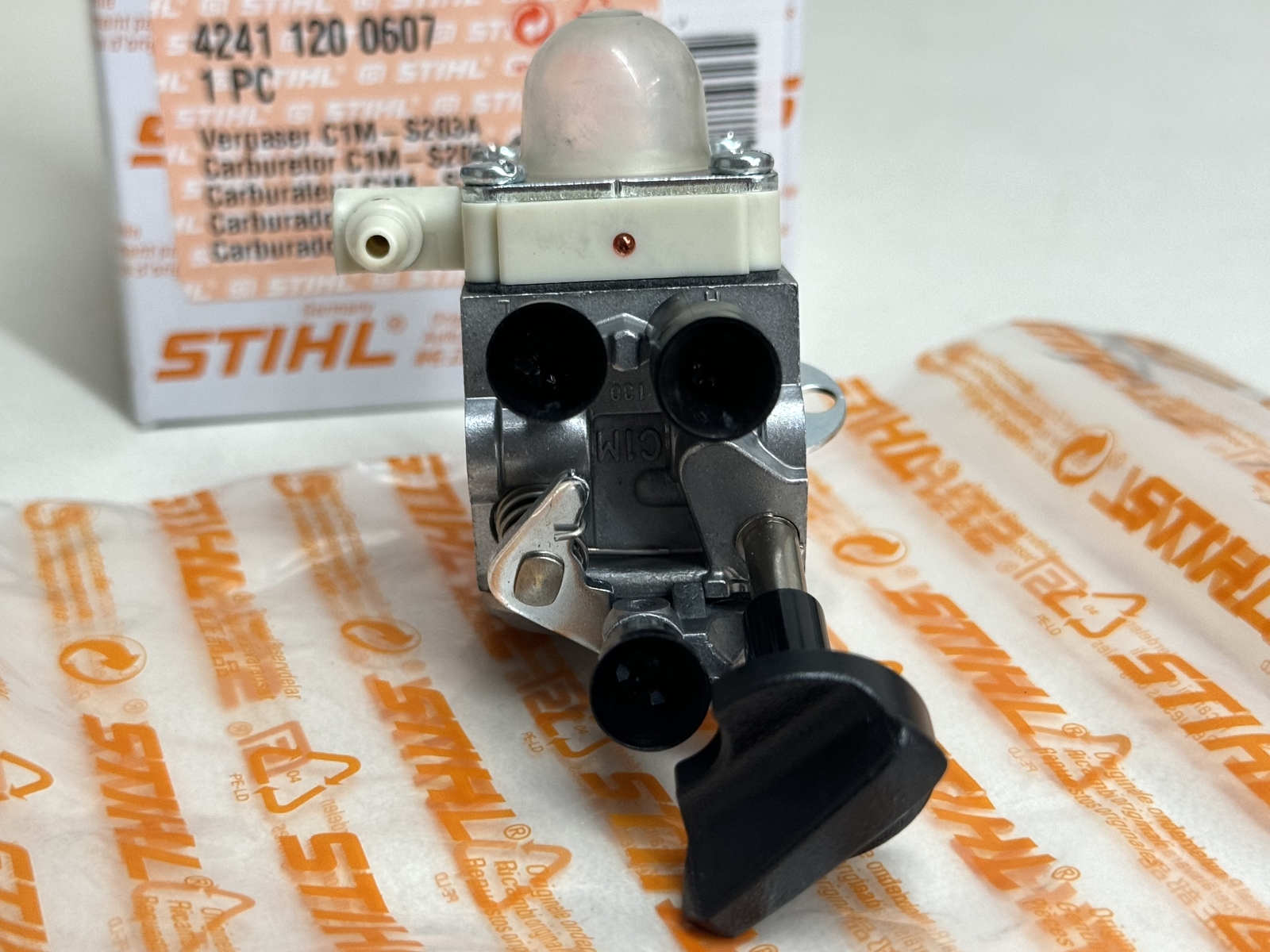 STIHL OEM ZAMA CARBURETOR 4241 120 0607 FOR BLOWERS BG56 BG86 SH56 SH86 - Picture 4 of 6