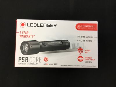 Ledlenser P5R Core LED Flashlight, Advanced Focus System, Rechargeable FREE S/H