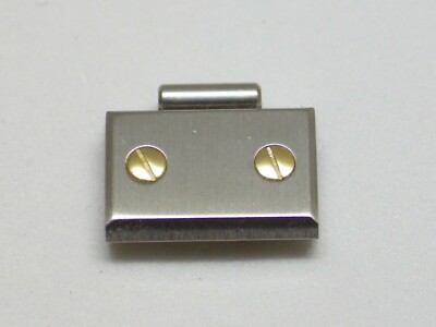 Cartier link for Santos steel and 18kt gold bracelet, New, V2 10.0 mm Wide