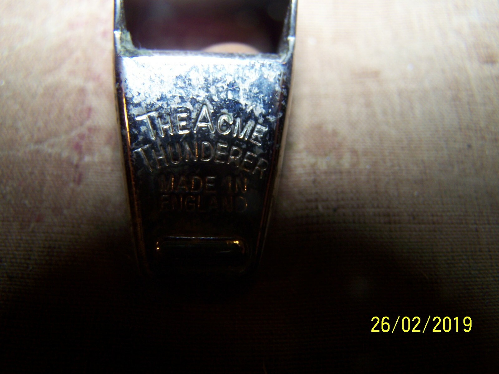 Vintage Acme Thunderer Whistle-Made In England-Excellent Condition