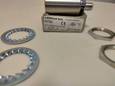  IFM EFECTOR 100 INDUCTIVE SENSORS,PROX,30MM DIA MICRO CON 1106372  115742