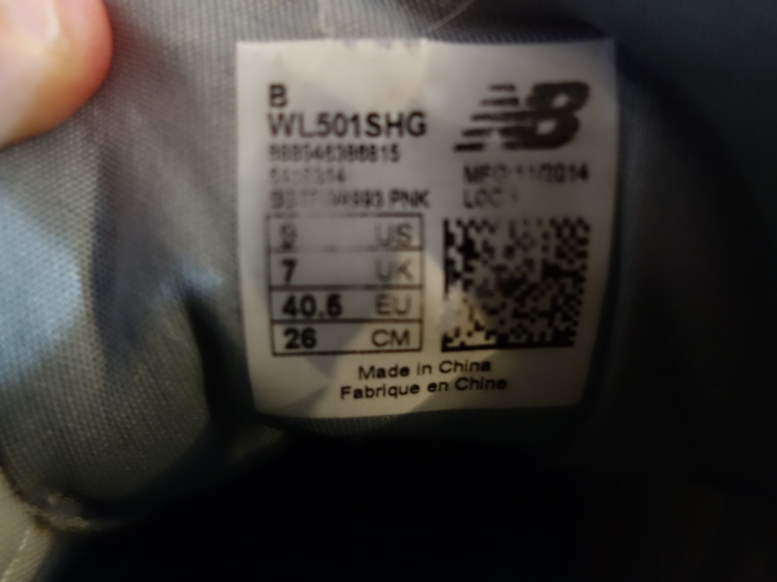 New Balance WL501SHG Tennis Running Shoes Gray Green US 9 B Medium EUR 36.540.5