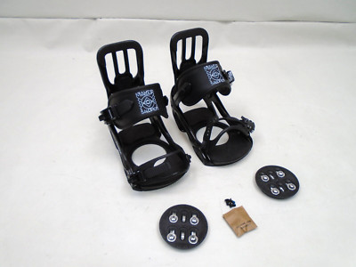 SALOMON MAKER SNOWBOARD BINDINGS BLACK MEDIUM