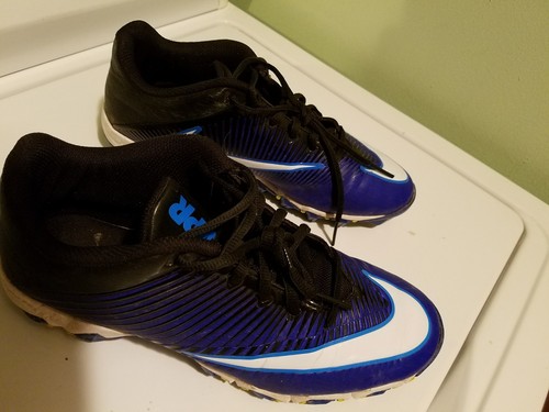 Men's Nike VPR Football Cleats Shoes Size 8 Blue/Black