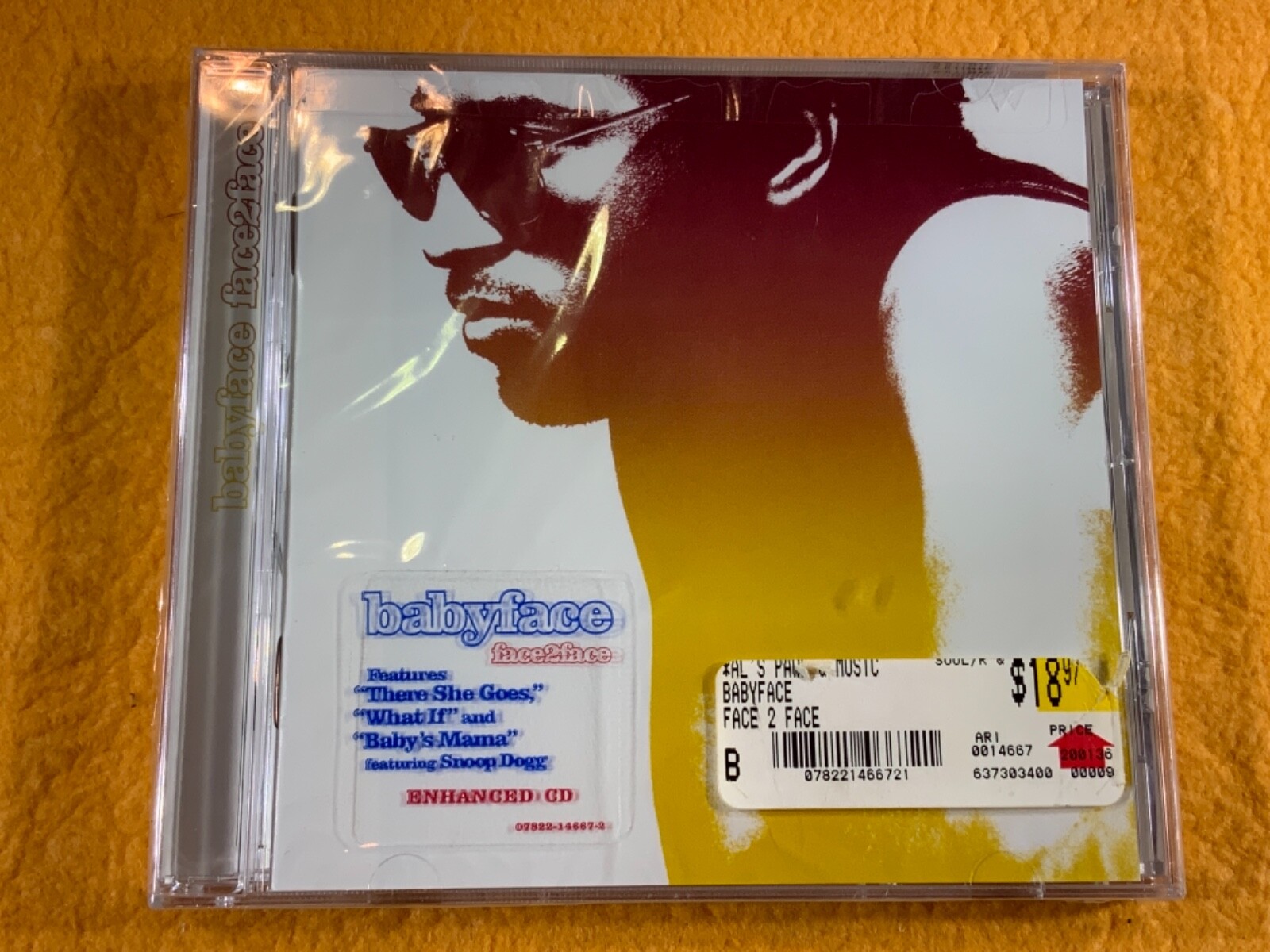 W5-72 BABYFACE Face2Face .. SEALED .. 2001 - CD - R&B / SOUL