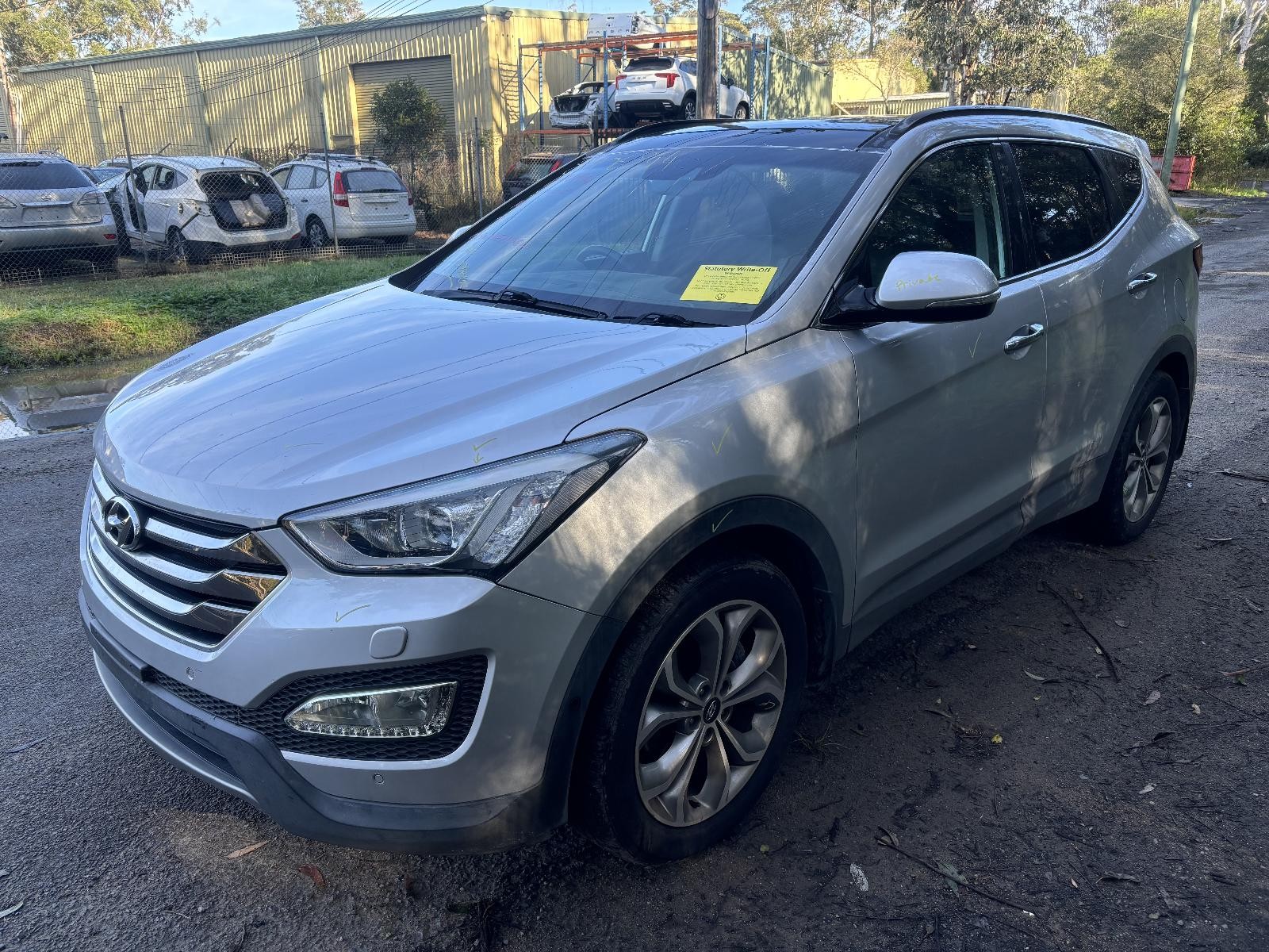 2014 Hyundai Santa Fe LEFT TAILLIGHT DM IN BODY LED TYPE 06/12-05/15 12 13 14 15 image 2