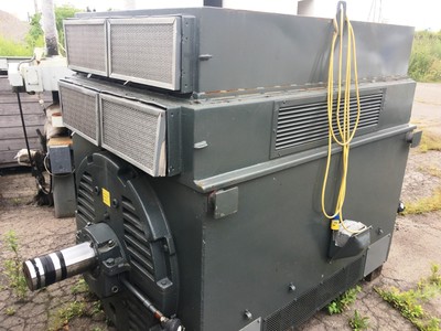 GE 600 HP Motor, 590 RPM, 8411S - Unused Remanufactured Spare