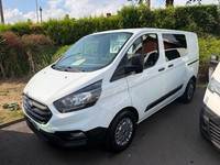 2019 69 FORD TRANSIT CUSTOM 2.0 TDCI 320 ECOBLUE DCIV CREW VAN L1 H1 EX POLICE