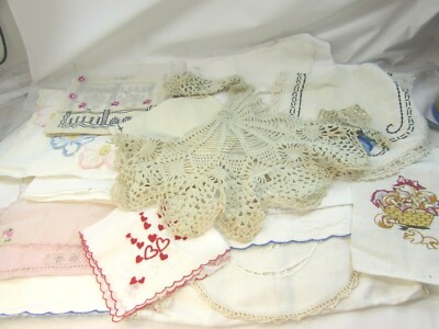 Lace and fabric kit Inspiration Kit Embellishment Pack Slow Stitch 50 pcs