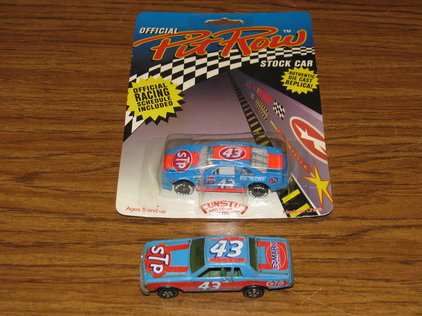 Vintage NASCAR 1980 ERTL 43 Chevy Caprice + 1992 Pit Row 43