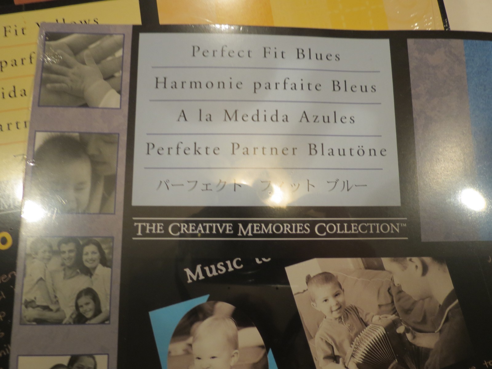 CREATIVE MEMORIES Perfect Fit Colored Photo Mounting Paper 12