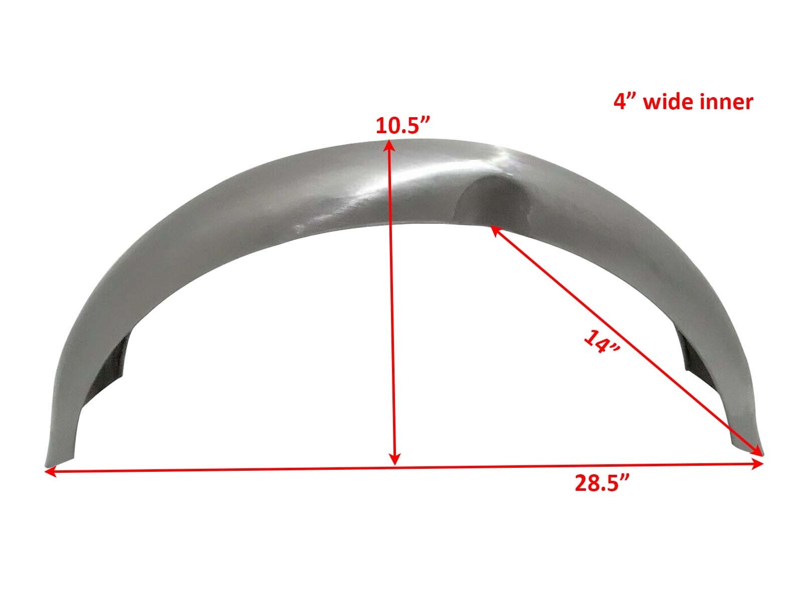 BSA D1 D3 125CC BANTAM FRONT MUDGUARD RAW STEEL 