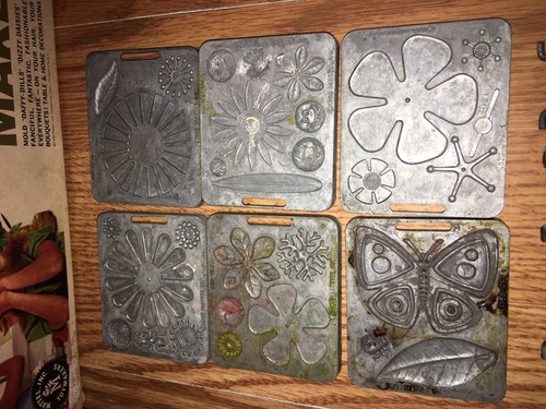 VINTAGE MATTEL 1964 CREEPY CRAWLERS THINGMAKER & 1966 FUN FLOWERS SETS 14 Tiles