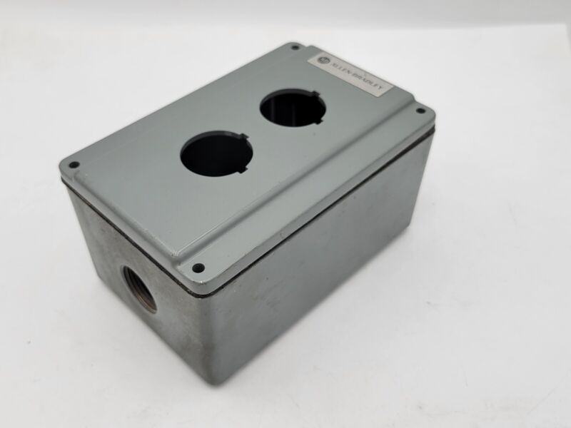 Allen-bradley 800t-2tz Push Button Enclosure 30mm 2 Hole Nema Type 4, 13 - Gray