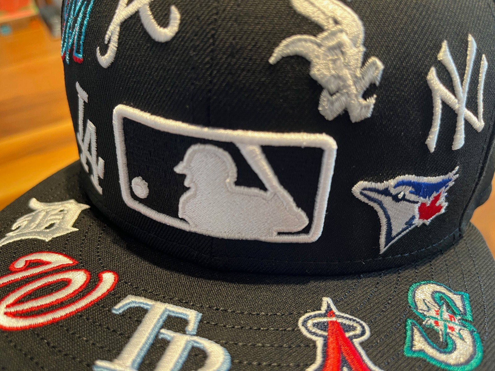 新品 LAAMS NEWERA 59fifty LOGO CAP 7 1/2 60571914_59FIFTY_5950DAY595021