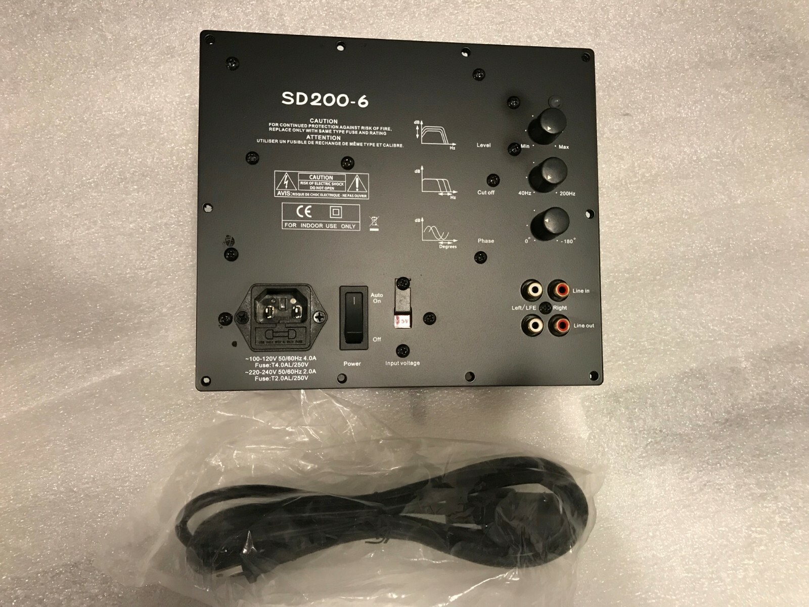 YUNG SD200-6 REPLACEMENT PLATE AMPLIFIER - BRAND NEW #2 - FREE SHIPPING