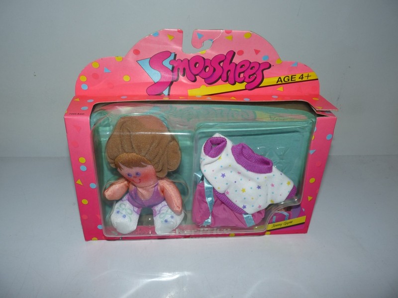 Ancien Jouet PoupÃ©E Smooshees Jenny Gym Fisher Price / Neuf / AnnÃ©E 1988