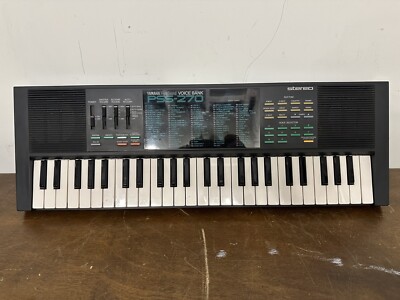 EUC VTG Yamaha PSS-270 Portasound Voice Bank Electronic Keyboard w/ Charger