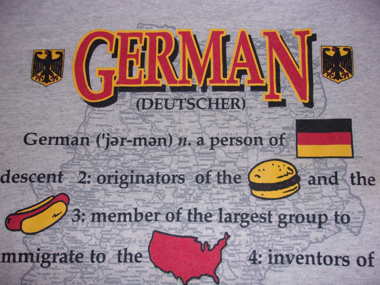 Germany,German Deutscher,Explanation about some German Traditions.XL T-Shirt
