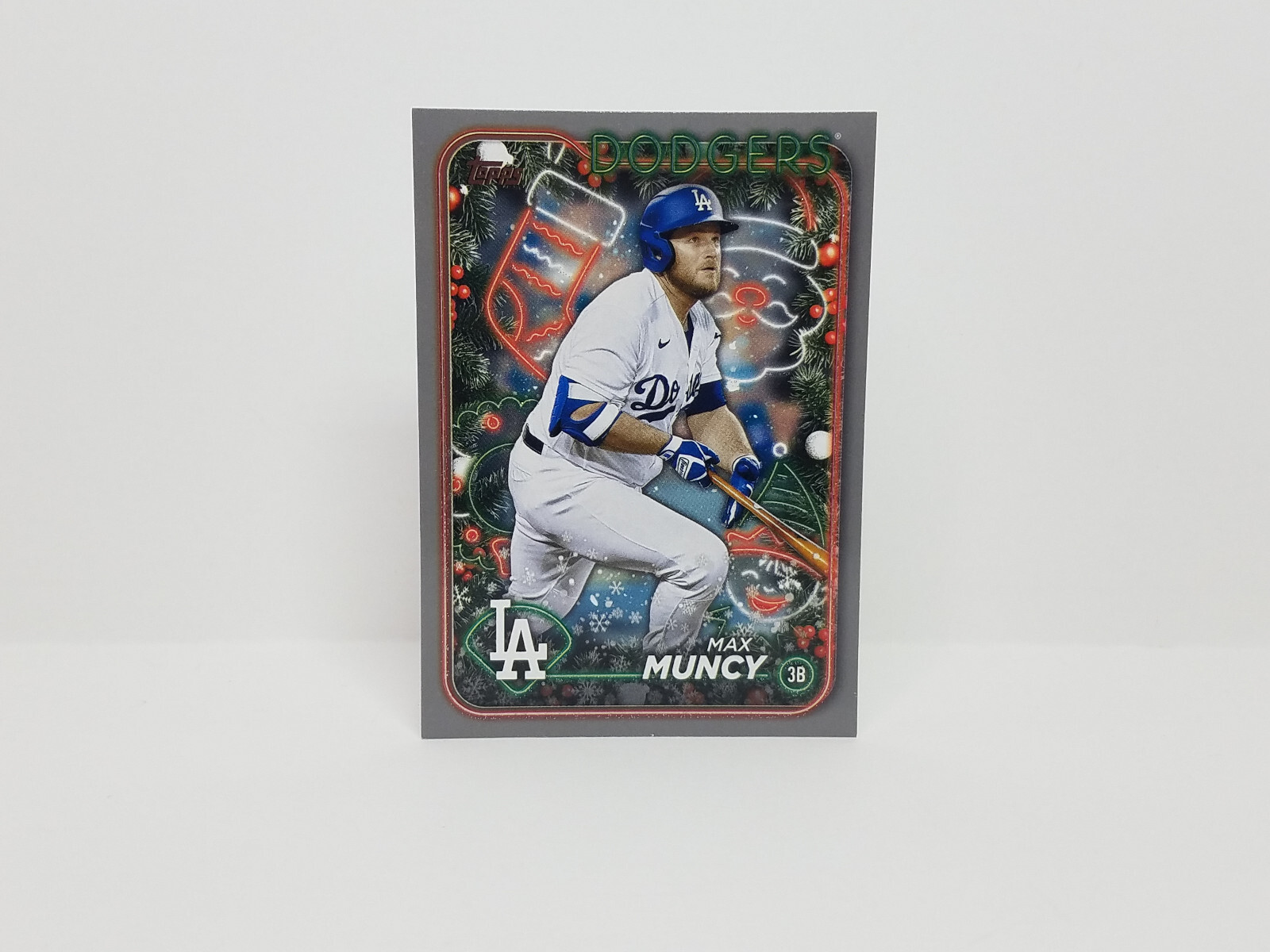 2024 Topps Holiday #H55 Max Muncy, Los Angeles Dodgers