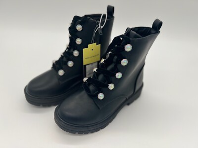 Girls' Zara Combat Boots Black - art class