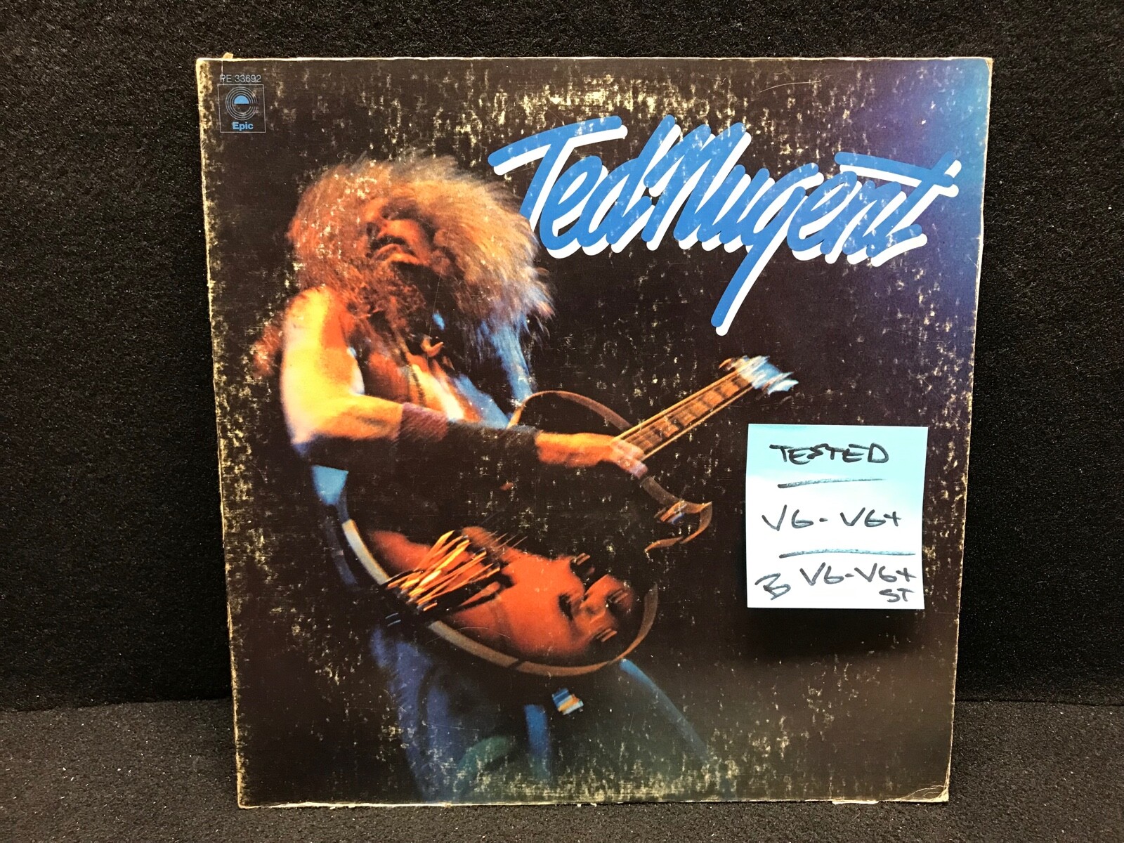B) TED NUGENT / LP / TED NUGENT / EPIC ORANGE 33692