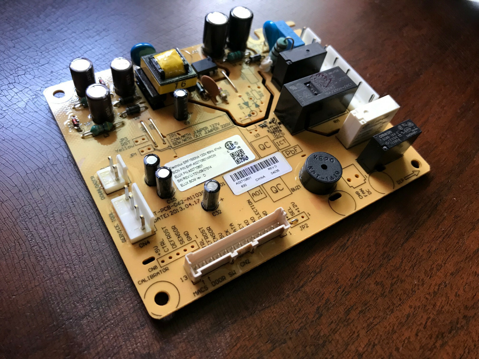 Frigidaire Electrolux Refrigerator Control Board A02710601 ERF1500NA Verde Parts Appliance