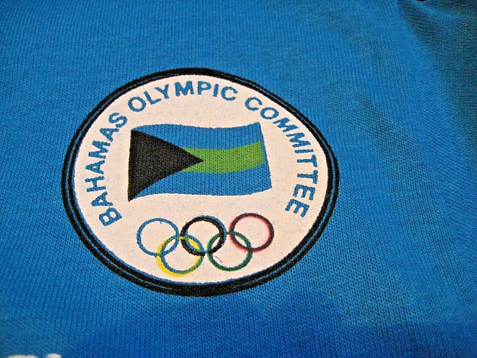 New Old Stock- 2012 LONDON OLYMPIC GAMES TEAM BAHAMAS T-Shirt- Size Medium