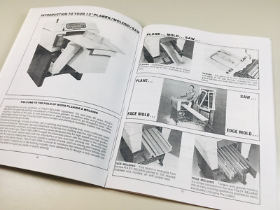 FOLEY BELSAW 984 985 PLANER MOLDER SAW ATTACHMENT OWNERS OPERATORS PARTS MANUAL